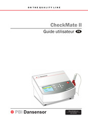 PBI Dansensor CheckMate II Guide Utilisateur