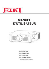 Eiki LC-WXN200 Manuel De L'utilisateur