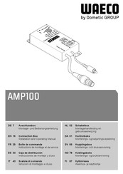 Dometic WAECO AMP100 Instructions De Montage Et De Service