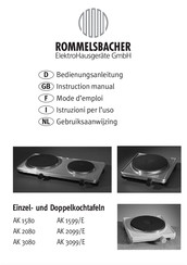 Rommelsbacher AK 3099/E Mode D'emploi