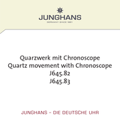 Junghans J645.82 Mode D'emploi