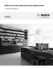 Bosch 800 Série Mode D'emploi