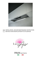 Luisi Air PAVIA SLTC919 Instructions D'installation Et D'utilisation