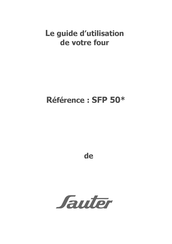sauter SFP 50 Série Guide D'utilisation