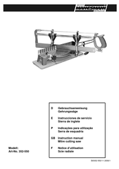 Mannesmann 352-550 Notice D'utilisation