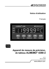 Ahlborn ALMEMO 4390-2 Notice D'utilisation