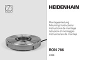 HEIDENHAIN RON 786 Instructions De Montage
