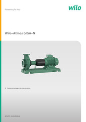 Wilo Atmos GIGA-N Notice De Montage Et De Mise En Service