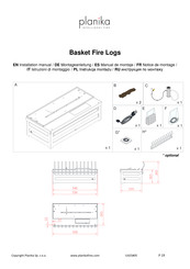 Planika Basket Fire Logs Notice De Montage