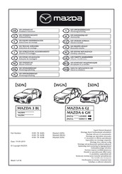 Mazda 4100-78-828A Instructions De Montage