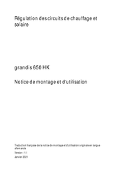 Prozeda grandis 650 HK Notice De Montage Et D'utilisation