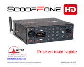 Aeta Audio Systems SCOOPFONE HD Prise En Main Rapide