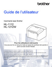 Brother HL-1112 Guide De L'utilisateur