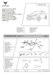 Cupra 5FA.055.204 Notice De Montage