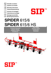 SIP SPIDER 615/6 HS Instructions De Montage