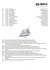 Alpine SF-1315 Mode D'emploi