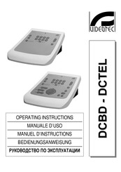 Videotec DCBD-DCTEL Manuel D'instructions
