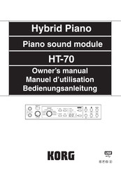 Korg HT-70 Manuel D'utilisation