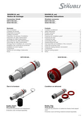 Staubli KBT21BV-GS Série Notice De Montage
