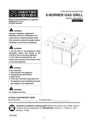 Master Forge BG2296B-L Mode D'emploi