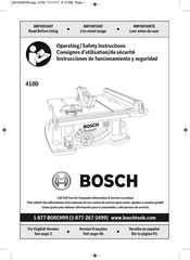 Bosch 4100 Consignes D'utilisation