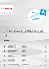 Bosch SmartGrow Life Wall Mount Set Manuel D'utilisation