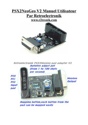 Retroelectronik PSX2NeoGeo V2 Manuel Utilisateur