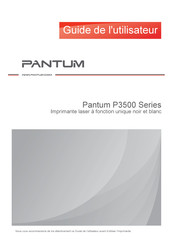 Pantum P3500 Série Guide De L'utilisateur