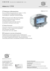 S+S Regeltechnik PREMASREG 7111 Notice D'instruction