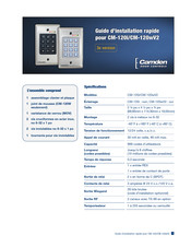 CAMDEN CM-120i Guide D'installation Rapide