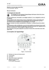 Gira 545300 Mode D'emploi