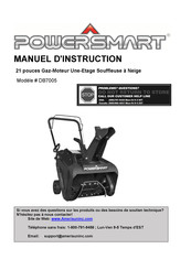 Powersmart DB7005 Manuel D'instruction