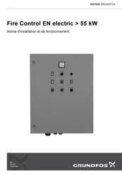 Grundfos Fire Control EN Electric Notice D'installation Et De Fonctionnement