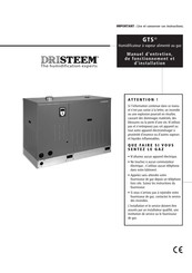 Dristeem GTS-100 Manuel D'entretien, De Fonctionnement Et D'installation