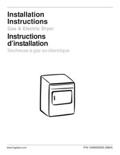 Frigidaire 134940500A Instructions D'installation
