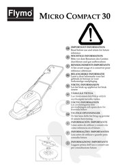 Flymo MICRO COMPACT 30 Mode D'emploi