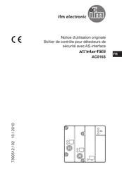 IFM Electronic AS interface ACA016S Mode D'emploi