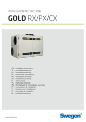 Swegon GOLD RX Mode D'emploi