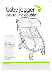 Baby Jogger Cuty Tour 2 double Instructions D'assemblage