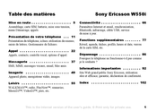 Sony Ericsson W550i Mode D'emploi