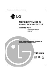 LG XC102 Mode D'emploi
