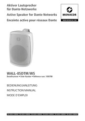Monacor WALL-05DTM/WS Mode D'emploi