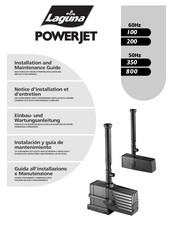 laguna POWERJET 350 Notice D'installation Et D'entretien