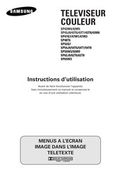 Samsung SP43J9 Instructions D'utilisation