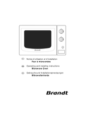 Brandt MEA11W1E Notice D'utilisation