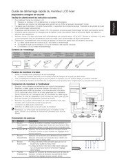 Acer G247HYL Guide De Démarrage Rapide