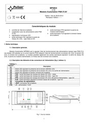 Pulsar MPSB24 Mode D'emploi