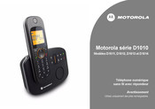 Motorola D1010 Série Manuel D'utilisation