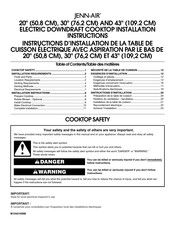 Jenn-Air CVEX4100B Instructions D'installation