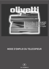 Olivetti Copia 9915F Mode D'emploi